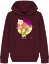 Dévoilez Votre Style Félin avec le Sweat-shirt à Capuche en Coton Bio - Illustration Chat de Florine R !