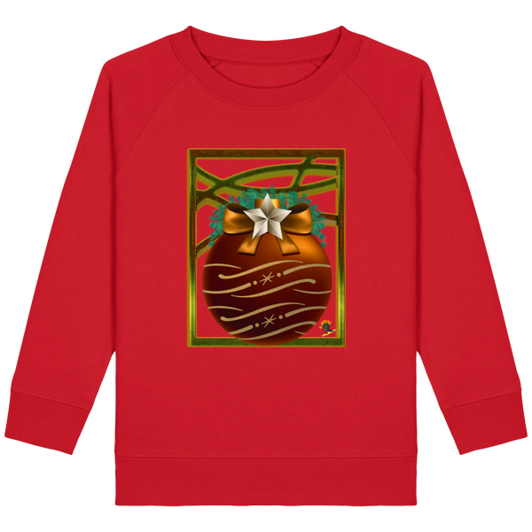 Sweat col rond pour filles - Boule de Noël de Florine R