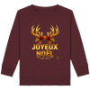 Sweat col rond pour filles - Joyeux Noël de Florine R