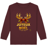 Sweat col rond pour filles - Joyeux Noël de Florine R