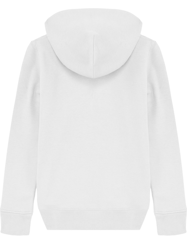 Sweat-shirt à capuche fille en coton Bio - Je vais à l'école de Florine R