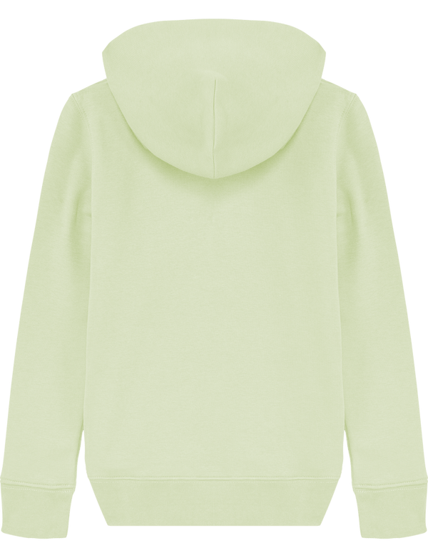 Sweat-shirt à capuche fille en coton Bio - Je vais à l'école de Florine R