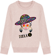 Plongez dans le monde enchanteur de la mode avec notre Sweat col rond Filles "Hello" de Florine R !