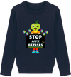 Stop aux Bêtises avec le Sweat Col Rond Garçon de Florine R !