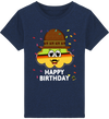 T-shirt garçon manches courtes en coton Bio - Happy Birthday de Florine R