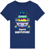 T-shirt garçon manches courtes en coton Bio - Joyeux anniversaire de Florine R